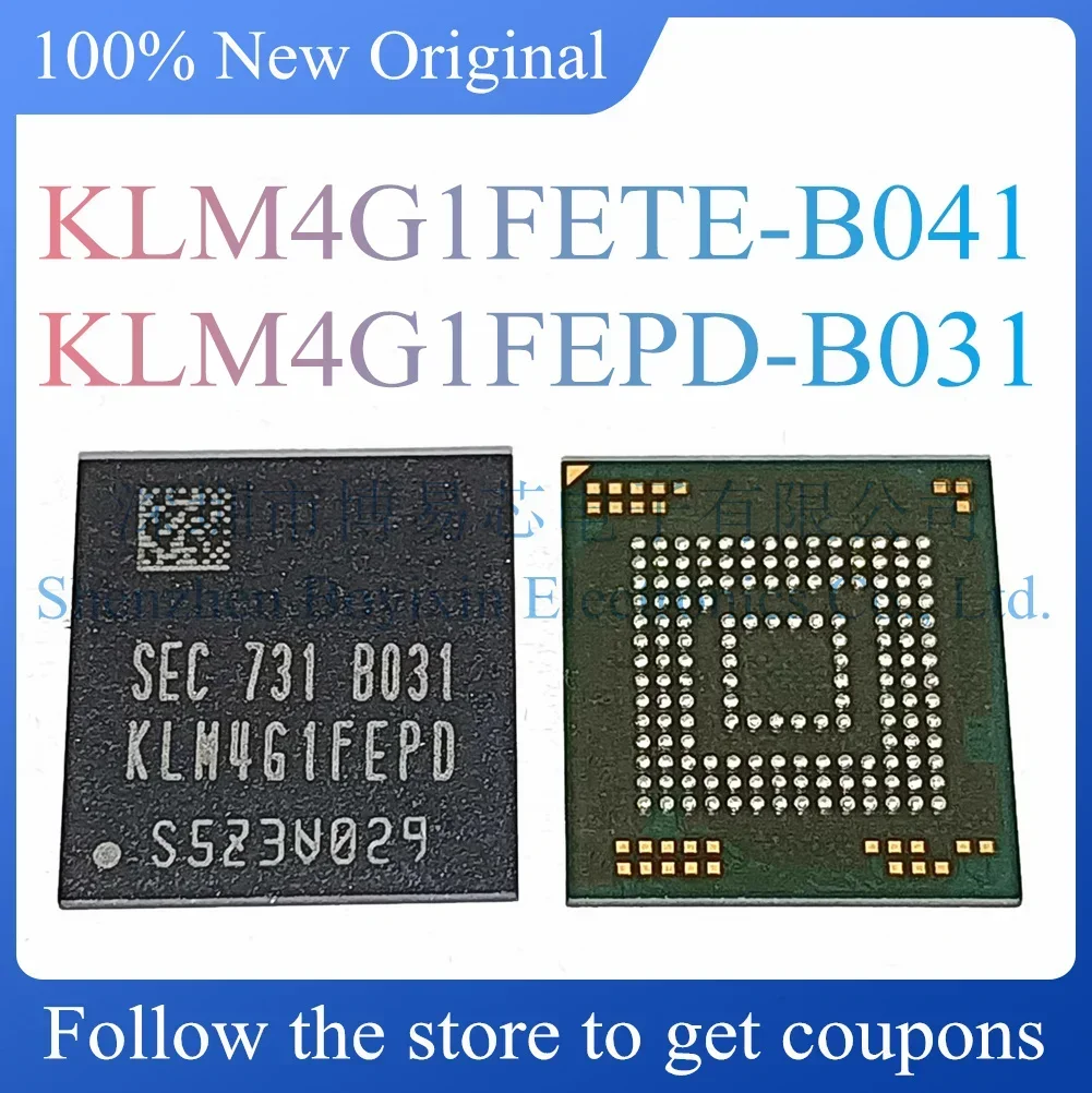 

NEW KLM4G1FETE-B041 KLM4G1FEPD-B031 Original Genuine EMMC 4GB