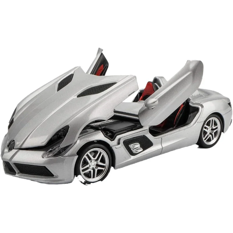 1:24 Mercedes-Benz SLR Stirling Moss Alloy Car Model Diecasts & Toy Vehicles Toy Car Metal Collection Model Kids Gift