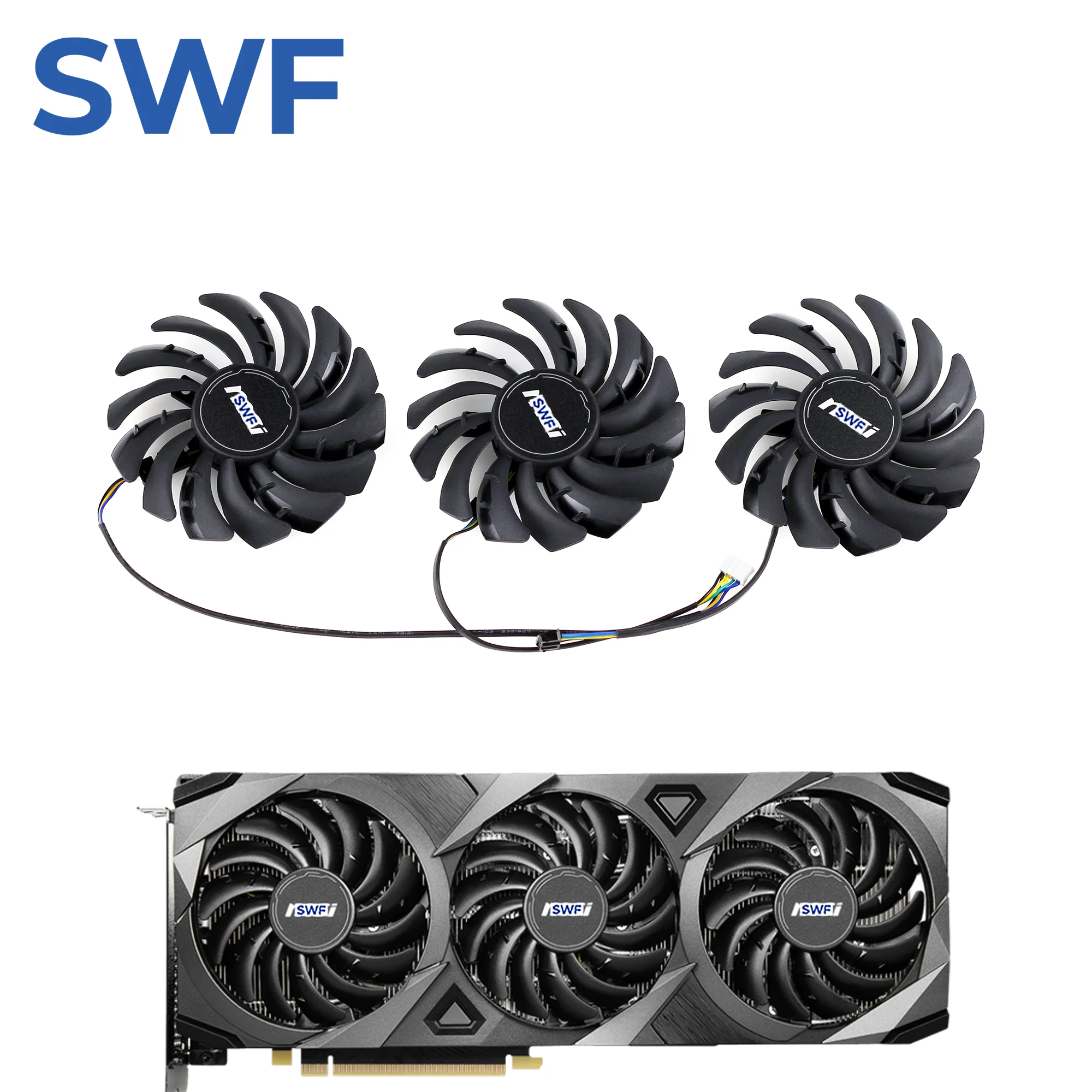 

85MM PLD09210S12HH Cooling Fan For MSI RTX 3070 3080 3090 VENTUS 3X GAMING Graphic Card Cooler Fan