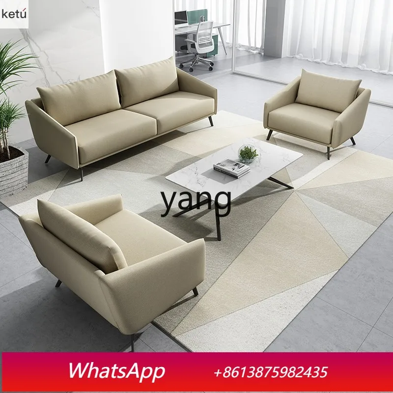 

LTT Simple Modern Office Sofa Fabric Business Reception Meeting Sofa Chair