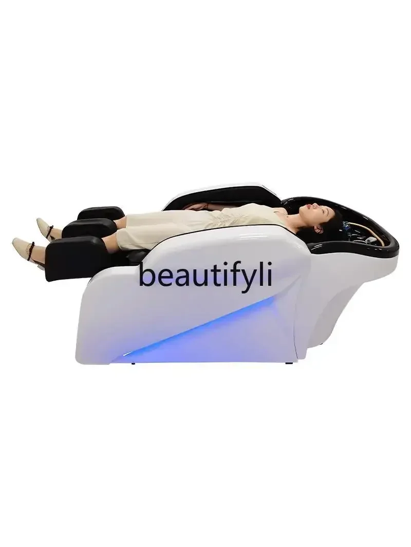 Massage shampoo bed barber shop special automatic massage bed water circulation fumigation