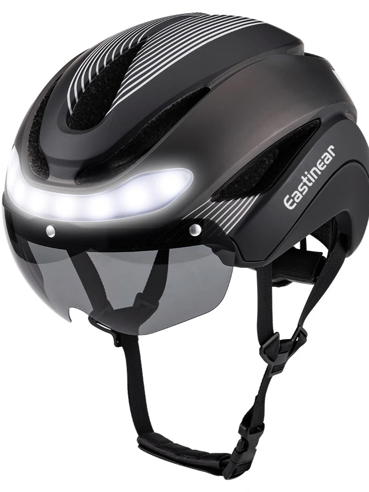 AliExpress Eastinear Road Bicycle Helmet Rear Led Lights With Turn Signals With Magnetic Googles & Sun Road Bicycle Helmets For Men Women