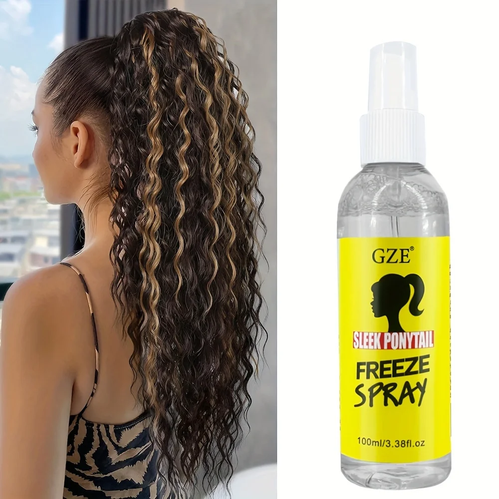 GZE Sleek Ponytail Freeze Spray – langanhaltender Halt, Frizz Control und Shine – nicht klebende Formel für professionelles Aussehen – Detail 4