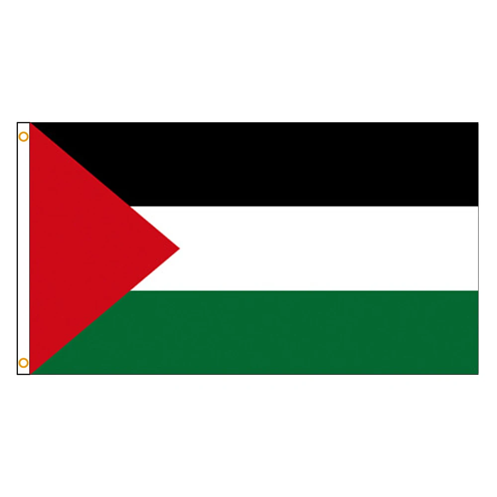 National flag Polyester Vertical Large Yard Flag Palestine 150x90cm Hanging High Quality Gaza Banner