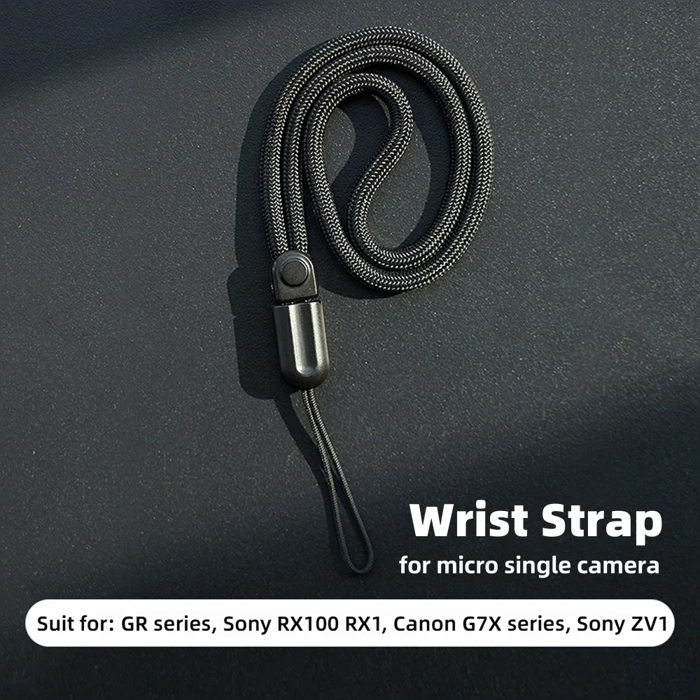 Camera Wrist Strap Hanging Anti-loss Rope for Ricoh GR2 GR3 GR3x Fuji X-E5 X-M5 XT5 Canon V1 Nikon Z FC A Sony A7CR ccessories