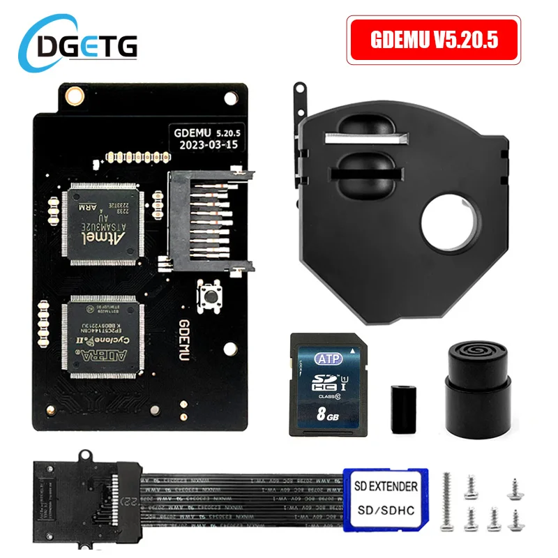 GDEMU 5 20 V5.15/5.15b/5.20.5 Optical Drive Emulation Board and Remote Card Mount Kit for DC Console For SEGA Dreamcast DC VA1