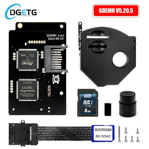 GDEMU 5 20 V5.15/5.15b/5.20.5 Placa de emulación de unidad óptica y Kit de montaje de tarjeta remota para consola DC para SEGA Dreamcast DC VA1