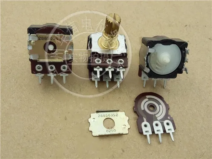 CTS encoder dual 6-pin 288S0352 stepper 16-point shaft length 15MM flower potentiometer