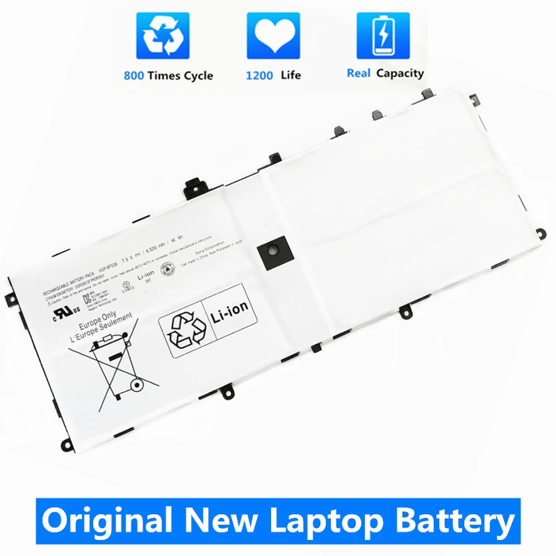 

CSBD New VGP-BPS36 Laptop Battery For Sony for Vaio Duo 13 Convertible Touch 13.3" SVD13211CG 7.5V 48WH/6320mAh