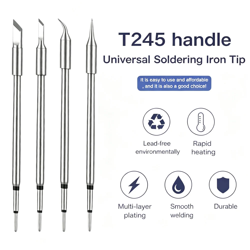 

JBC245 C245-KU I 2C K 3C IS Soldering Iron Tips, Compatible with T245 Soldering Station,Ideal for Repair Phone Motherboard Watch