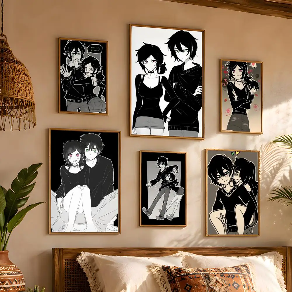 Coffin Of A-Andy And L-Leyley Easy DIY Setup Home Styling Prop Neutral Wall Aesthetic Soothing Wall Vibe Study Room Poster