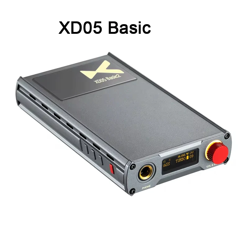 

XDUOO XD05 Basic2 Portable HiFi DAC Headphone Amplifier Audio Decoder Amplifier Bluetooth CS43131 PCM32bit/384kHz DSD256 8x MOA