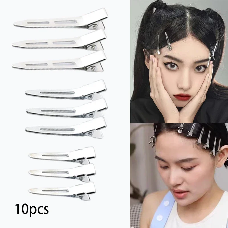 10PCS  Professional Ladies Salon Fixed hair No Bend hair Pin Curl Hairclip Makeup No Crease Hair Clip Hairdressing Styling Tool