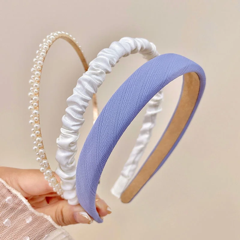 3 stks Koreaanse stijl elegante hoofdband voor vrouwen gezicht wassen haarband mode meisjes haaraccessoires
