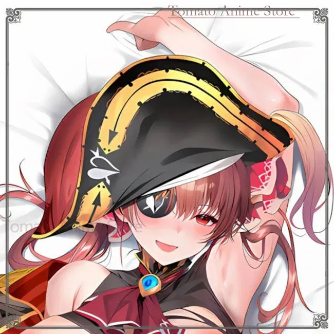 

Anime Virtual Youtuber Houshou Marine Sexy Dakimakura 2WAY Hing Body Case Japanese Otaku Pillow Cover Bedding Gifts