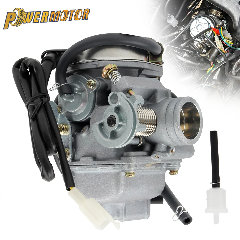 

Motorcycle PD24J Carburetor 26mm with Power Jet 125cc 150cc Engine Fuel System For Honda GY6 ATV Motocross Accessories