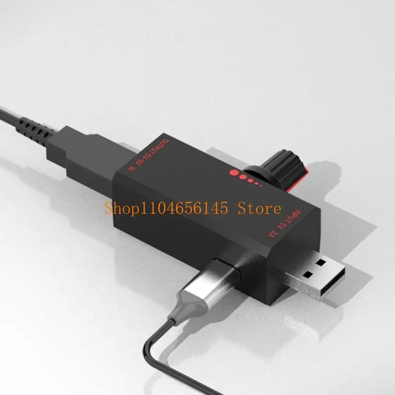 652F USB Fan Regulator with Switchs USB Fan Stepless Speed Controller for Car Fan