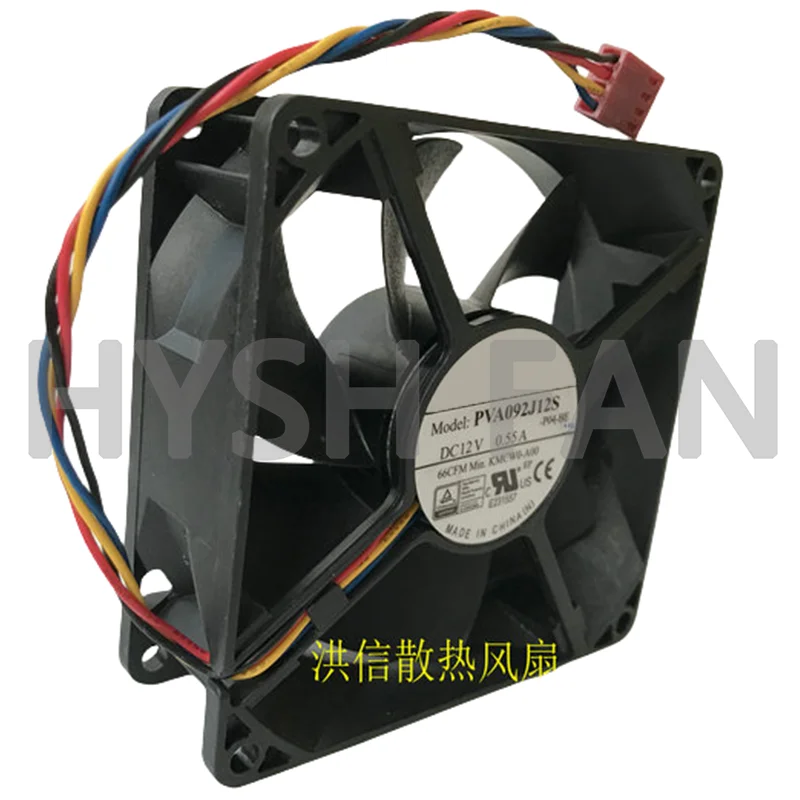 9032 PVA092J12S DC12V 0.55A PWM 4-pin Intelligent Speed Control Fan