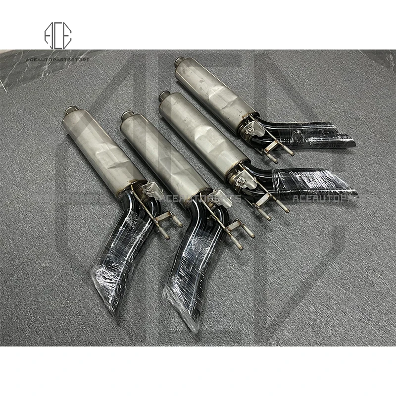 

Для Mercedes Benz G Class выхлопная система для G63/G500 звуковая волна выхлопная система автомобиля глушитель из нержавеющей стали серебристый черный