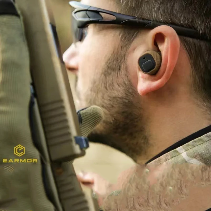 EARMOR M20 MOD3 Army Tactical Headset, Active Shooting Earplugs, Airsoft Hearing Protector, Noise Headphones