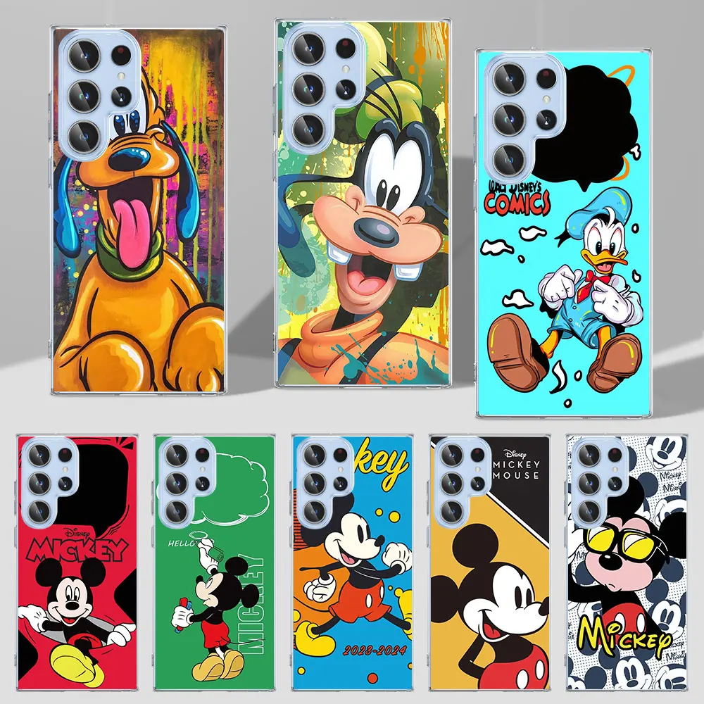 Mickey Mouse Disney Goofy Goof Case for Samsung Galaxy S23 S20 S21 FE S22 S24 Ultra S8 S10 Lite S9 Plus TPU Soft Phone Cover