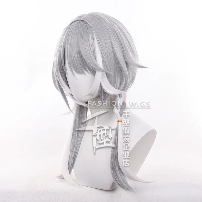 Cipher Pruik Vrouwen Game Honkai Star Rail Cipher Cosplay Pruiken Cifera 55 cm Lange Synthetisch Haar Halloween Party + pruik Cap