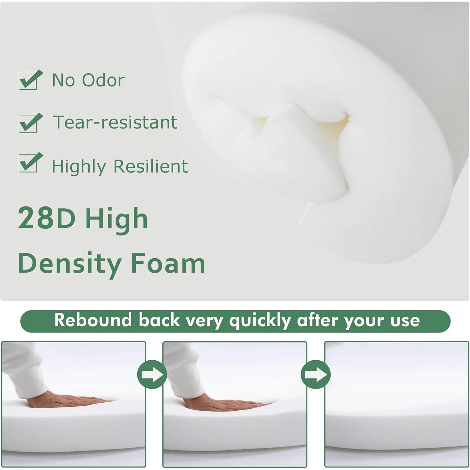 Mata na ławkę zewnętrzna: Wodoodporna i odporna na blaknięcie mata na meble tarasowe - antypoślizgowa, 48 x 18 x 3 cale, granatowa