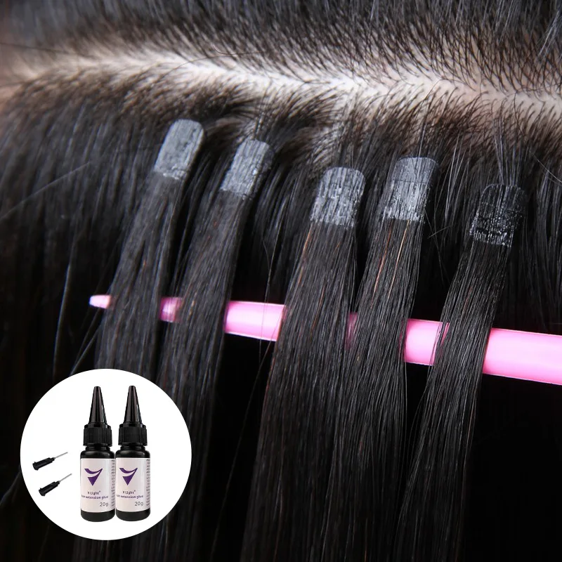 ชุดเครื่องต่อผม V-Light Combo white Hair Extension Tools Kit Set พร้อมเทคโนโลยี V light กาวต่อผม