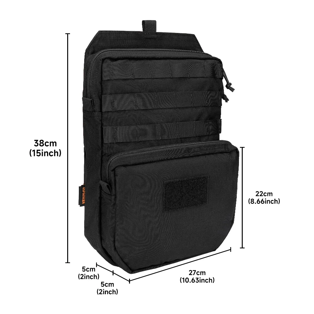 EXCELLENTE ELITE SPANKER Borsa per idratazione tattica Caccia Gilet da combattimento Custodia per idratazione Borse mimetiche Custodia per