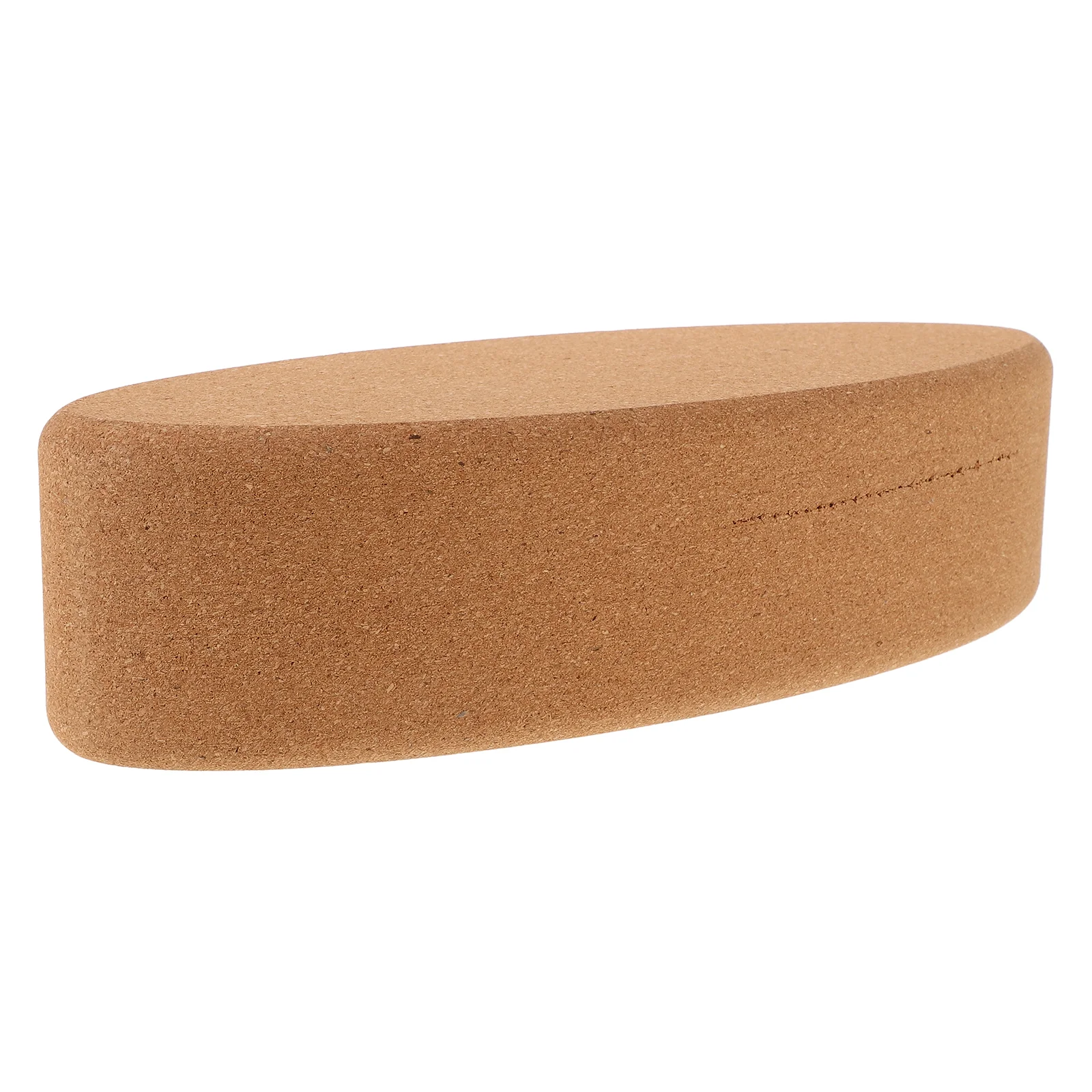 

Cork Yoga Blocks Oval Shape High Density Fitness Aid for Stretching Gym Dance Support Pilates Calf Stretch Beginner