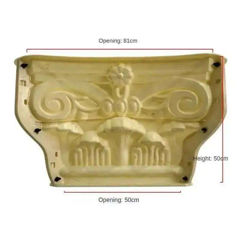 Outdoor Buildings Gate European Garden Roman Square Column Head Villa and Column Foot Mold Column Mold Decorative Cement Mold