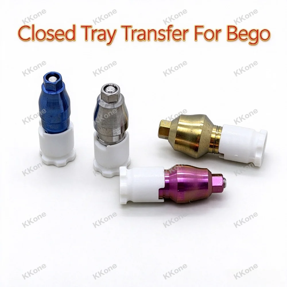5Pcs Closed Tray Transfer For Bego 3.75 4.1 4.5 5.5 Grade 5 Titanium Dental Implant Accessories