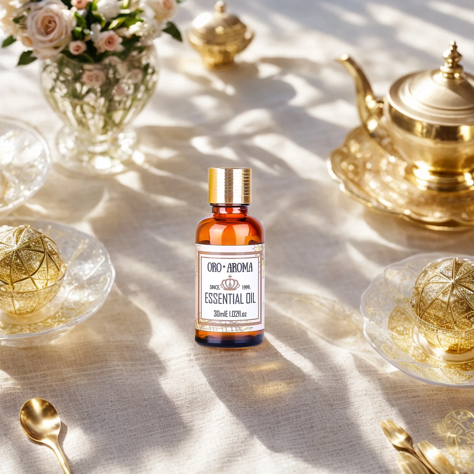 Oroaroma Essential Oil Lavender Sandalwood Tea Tree Jasmine Rose Lemon Bergamot Pine Needle Clove Myrrh Neroli Essential Oil