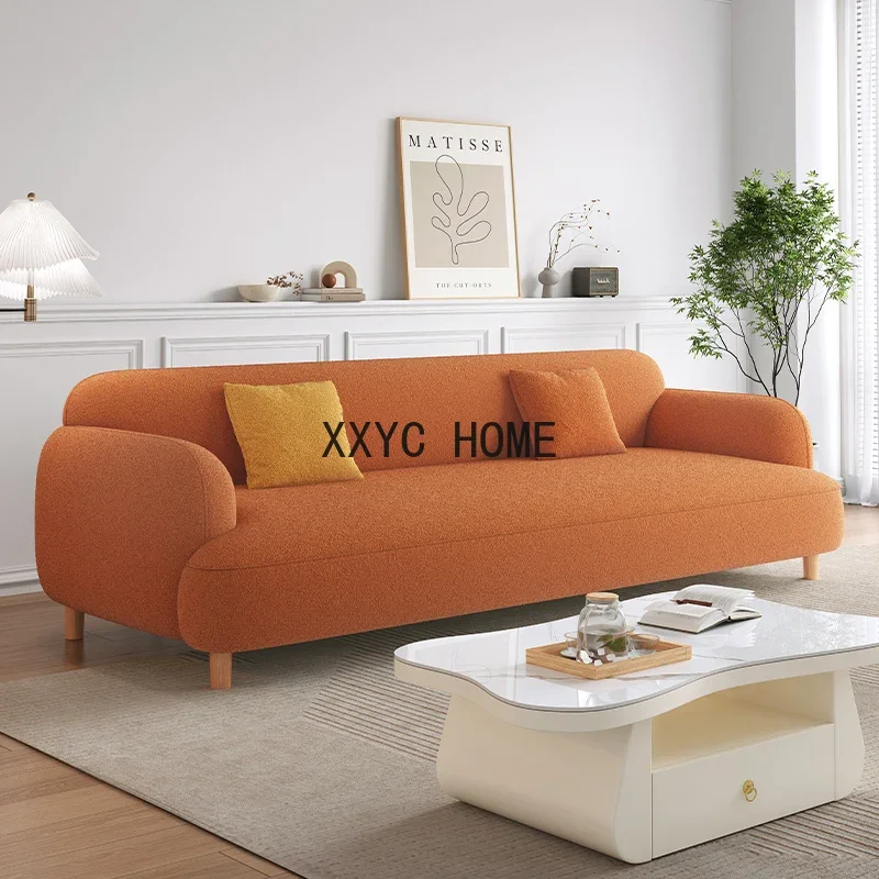 Double Living Room Sofa Luxury Europe Leather Puff Long Sofa Sectional Floor Economic Woonkamer Banken Garden Furniture Sets