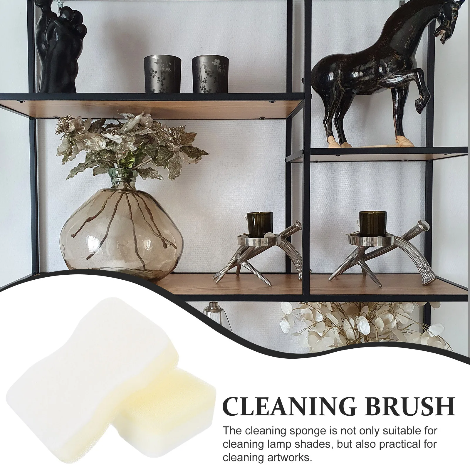 

15Pcs Lampshade Cleaner Sponge Reusable Soft Foam for Lamp Shade Cleaning Dust Removal Fabric Cleaning Tool Soot Remover