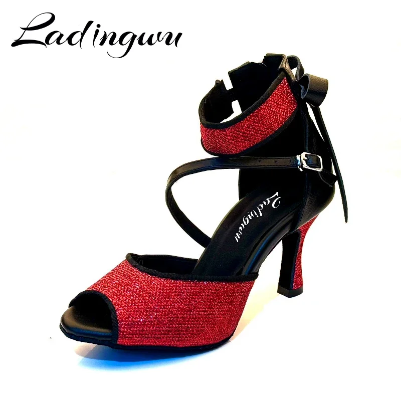 ladingwu-chaussures-de-danse-latine-a-paillettes-rouges-nœud-en-cuir-noir-chaussures-de-danse-salsa-chaussures-de-tango-sandales-de-salle-de-rh