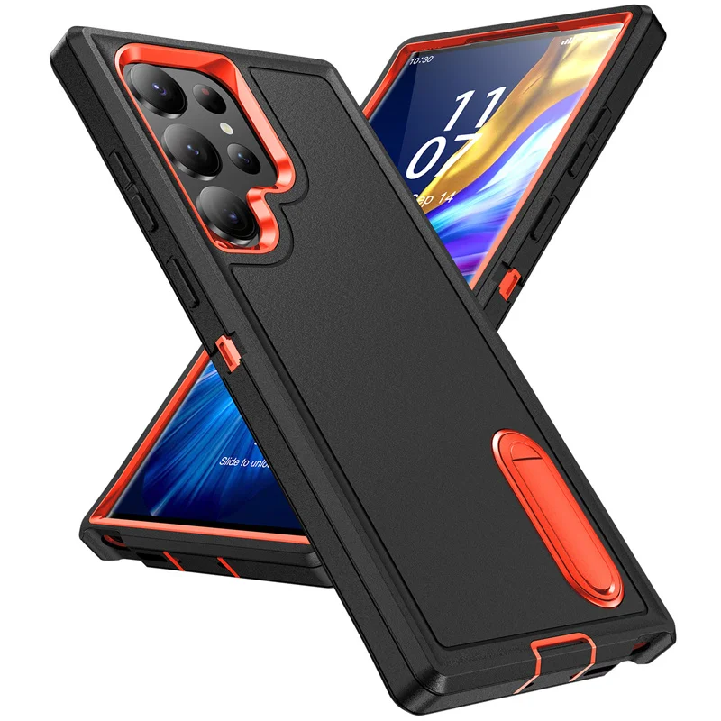 Defender Case for Samsung Galaxy S25 S24 S23 S22 S21 Ultra Plus Armor Shock Proof Duty Rugged Stand Cover Case Holster