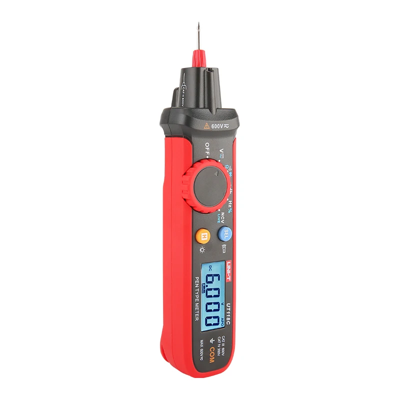 UNI-T UT118C True RMS Pen-Type Meter; Full Scale Overload Protection Electrician\'s Meter/EF Measurement/NCV Measurement