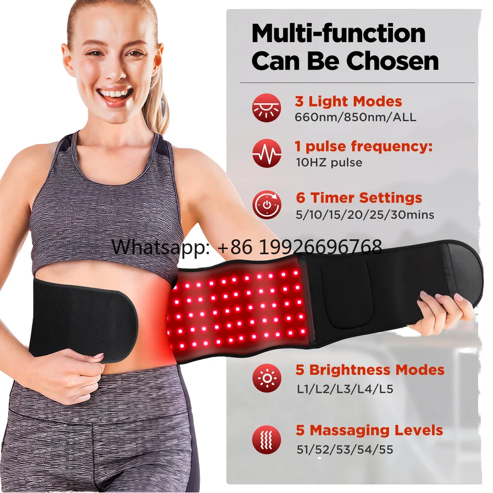 ceinture-de-massage-pour-tout-le-corps-oem-odm-prix-d'usine-therapie-a-la-lumiere-rouge-infrarouge-850nm-pour-soulager-les-douleurs-au-cou-et-au-dos-masseur-de-taille