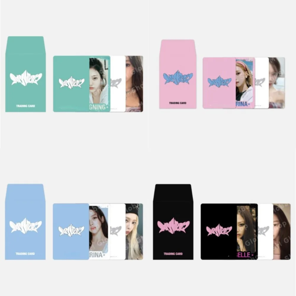 Kpop KARINA GISELLE WINTER NINGNING Photocard LOMO Card Spicy HD Printed Card Gift Fans Collection