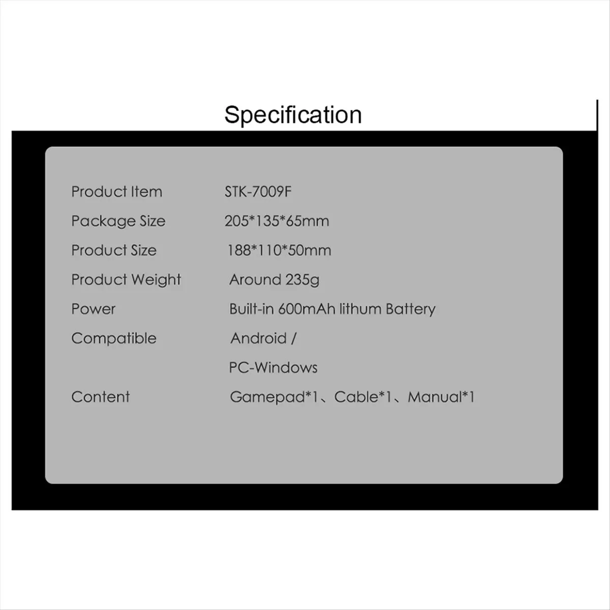 Special Offer-STK-7009F Mobile Game Controller for and Android with RGB Light,for Play PS Remote Play for Cloud and More