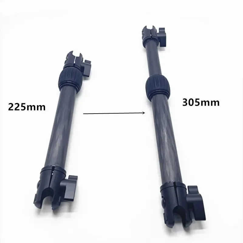 Doppelsockelarm für 20 mm Kugelkopf-Basisadapter für Gopro insta360 Fahrrad- und Motorradkamera-Verlängerungsarm