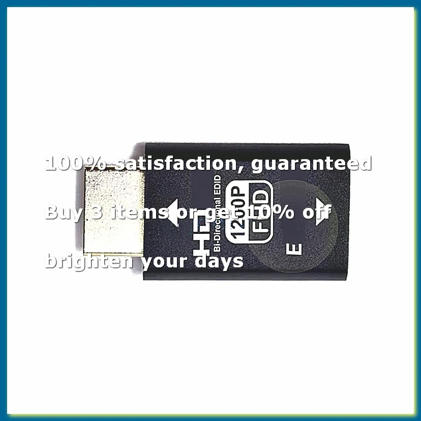 -Compatible Edid Emulator Passthrough Eliminated Adapter Work with to HD Video Splitters 1200