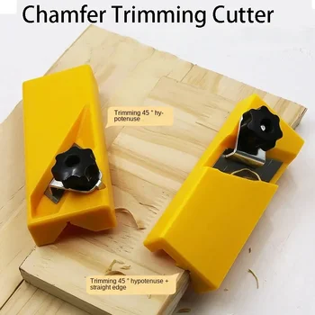 Herramienta cepilladora de tablero de yeso para carpintería, chaflán de borde de paneles de yeso, caja de aviones de mano de 45/60 grados, cortadora de bordes de paneles de yeso