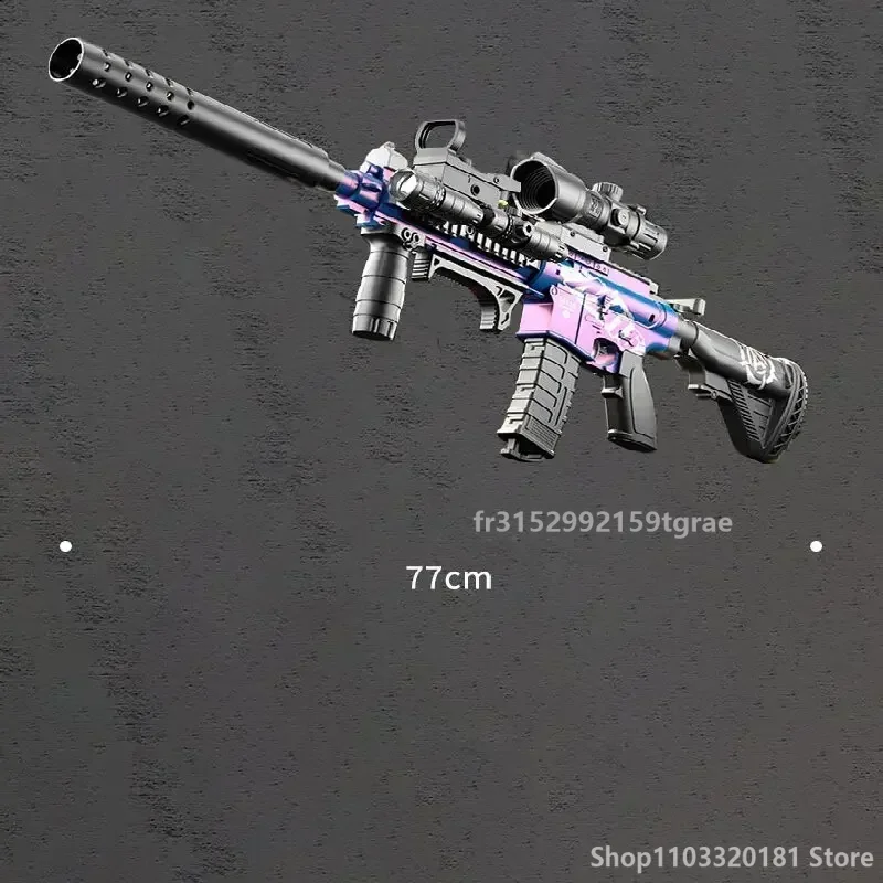 NEW M416 Soft Bullet Gun Toy Gun Can Be Fired Manually Loaded Assault Rifle Submachine Gun Model Christmas Birthday Gift 2025