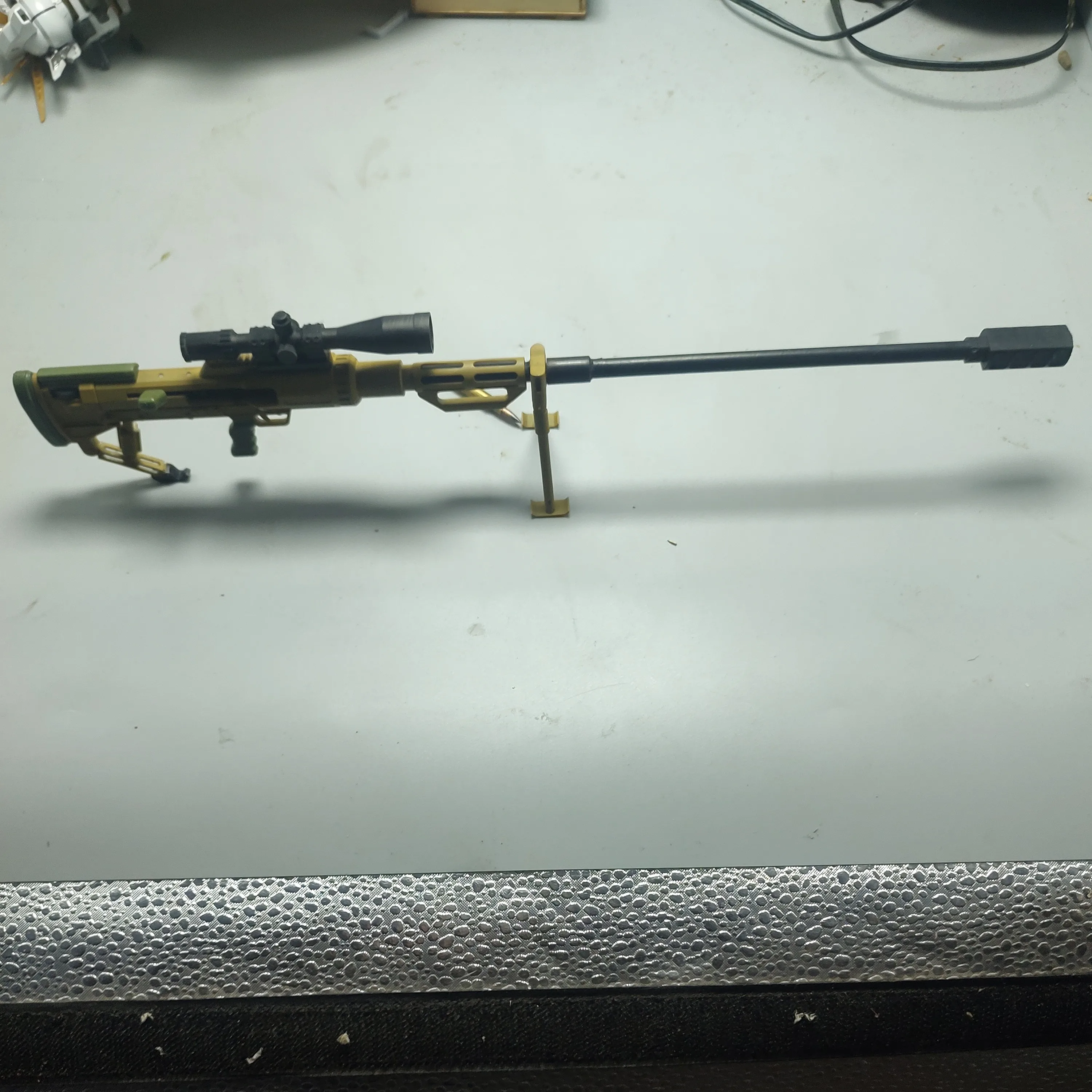 1/6 Scale 3D Printed Snipex T-Rex Sniper Rifle Mini Model for Action Figures