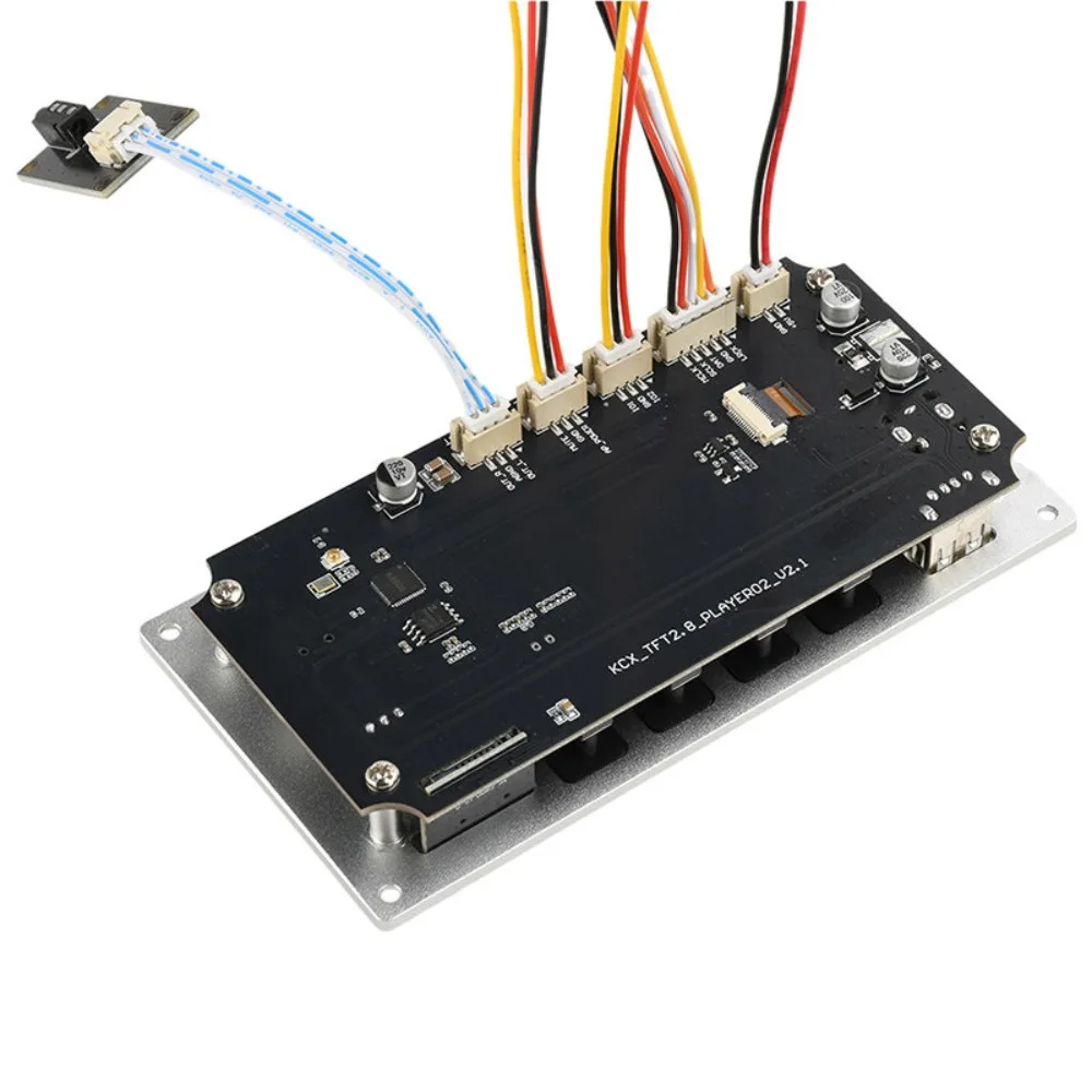 2.8 Inch TFT Color LCD Lossless MP3 Decoder Board Bluetooth 5.3 Stereo Audio FLAC WAV APE Decoding USB TF for Car Amplifier
