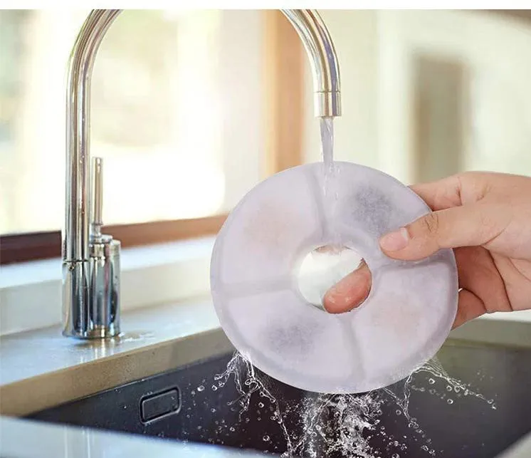 Filtri di ricambio per fontana per animali domestici filtro per carbone attivo a molla per acqua potabile per fiori per gatti Dispenser per fontana rotonda per cani da compagnia