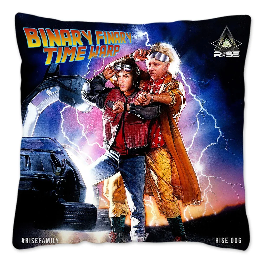 Back To Future Pillow Case Home Decor 100% Polyester Cushion Cover for Sofa Vintage 90s Throw Pillow Cover Housse De Coussin