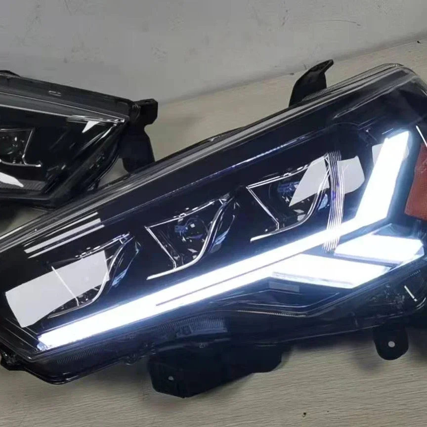 

V2 Full led headlight 2014-2020 year for 4Runner Headlights Head Lamp Black Housing Dynamtic turning light for Toyota